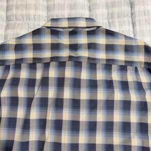 L.L. Bean | Shirts | Llbean Flannel Button Up Shirt Roll Tab Sleeves ...
